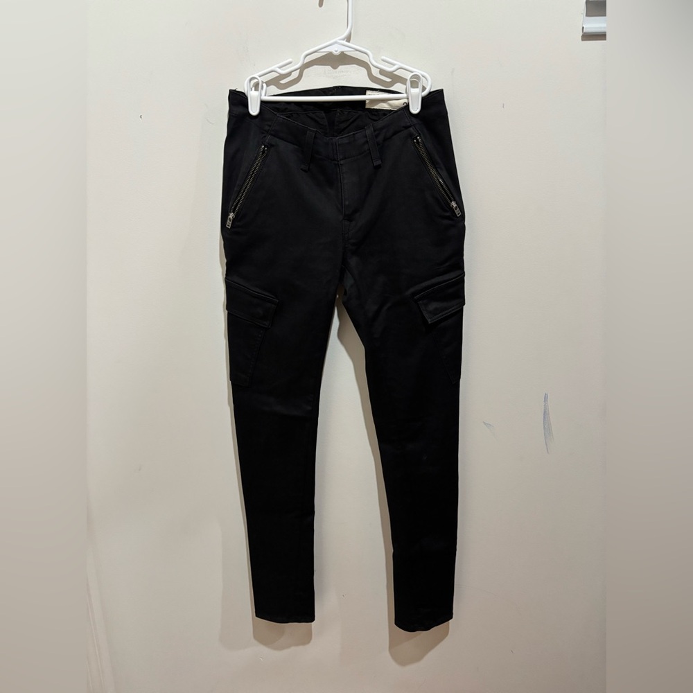 Rag & Bone Black CIGARETTE Jeans V shaped waistline, size 27” fits 4